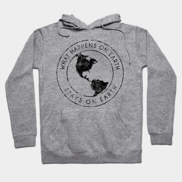 What Happens On Earth (For Light Colored Clothes) Hoodie by opiester